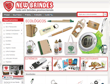 Tablet Screenshot of newbrindes.com.br